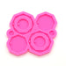 4-Way Earring Shiny Silicone Mold for Epoxy Resin Jewelry Making Silicone Mold