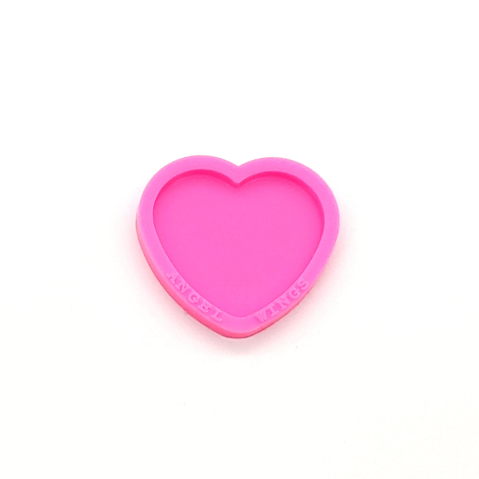 Heart Phone Grip Shiny Silicone Mold for Epoxy Resin for Custom Phone Grips - Keychain - Jewelry Making - Ornament Silicone Mold