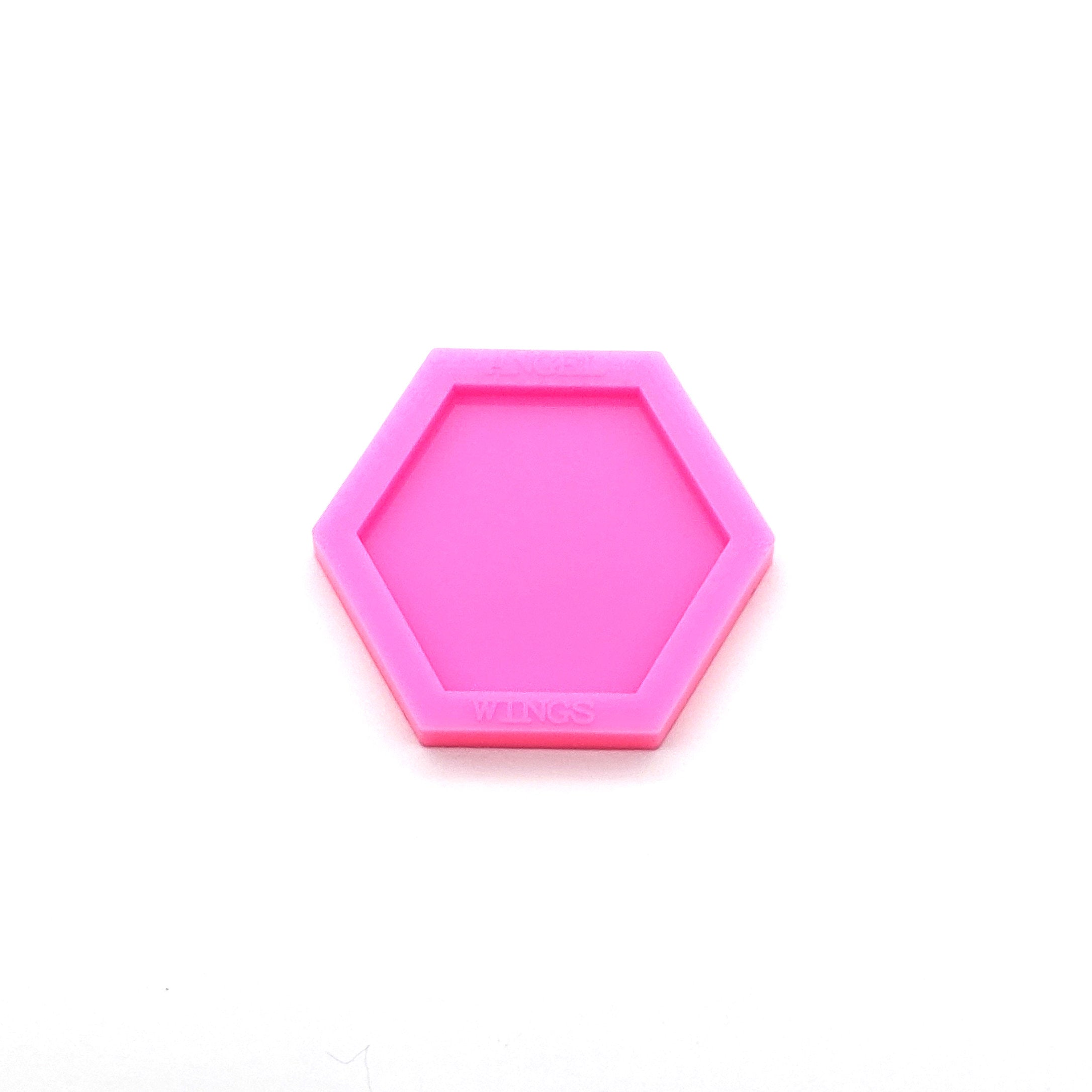 Hexagon Pop-Socket Shiny Silicone Mold