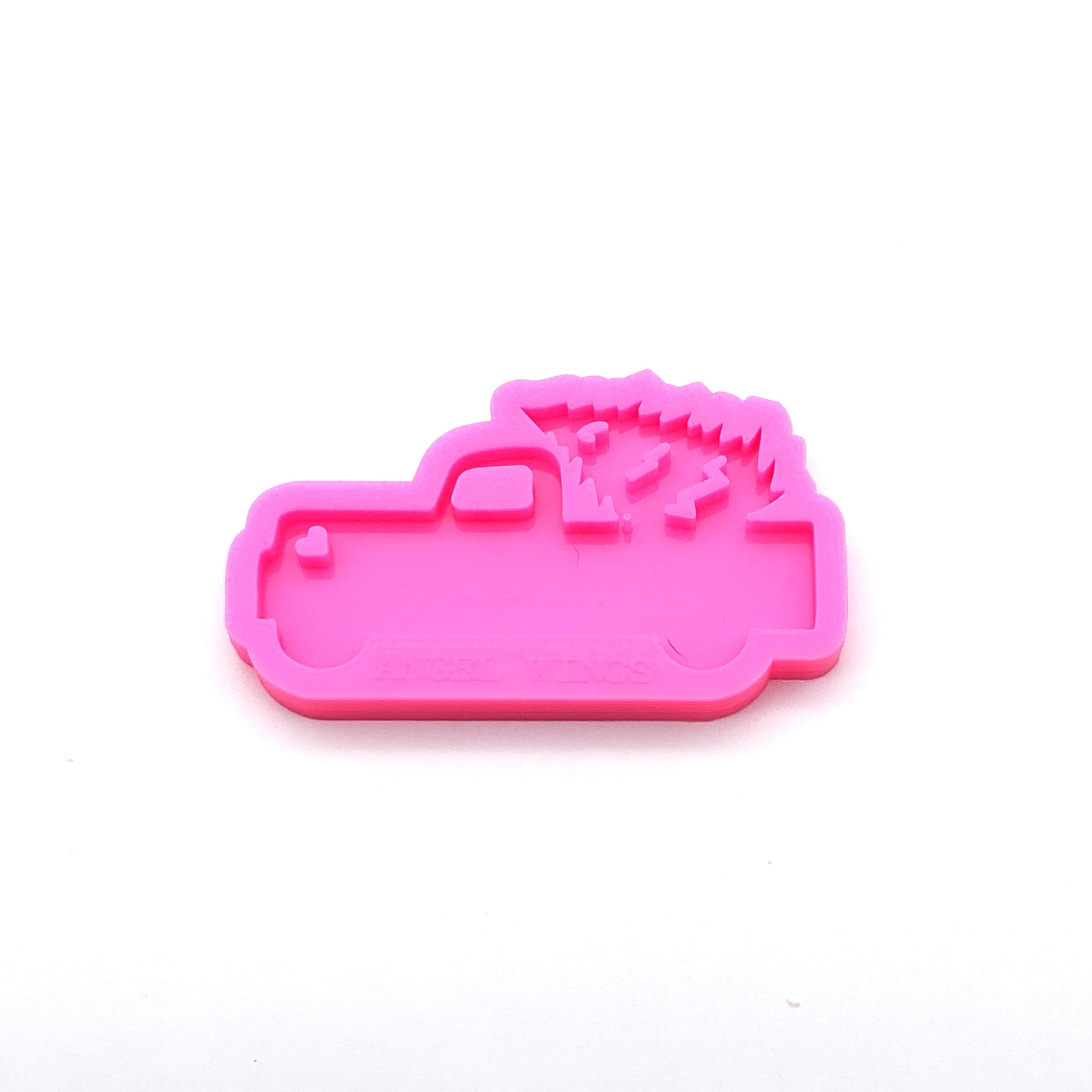 Truck with Christmas Tree Shiny Silicone Mold