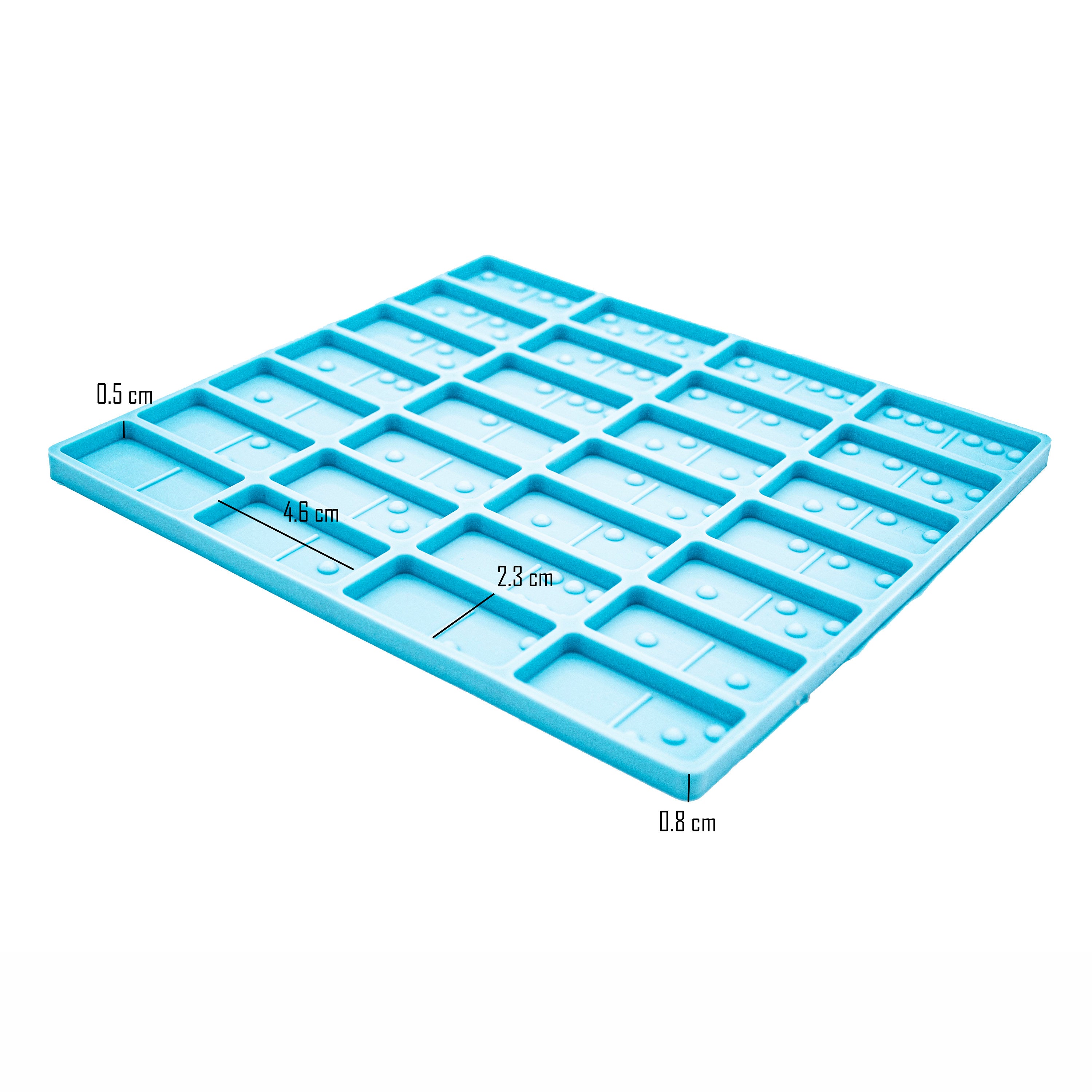 Domino Tray - Silicone Mold for Resin Crafts
