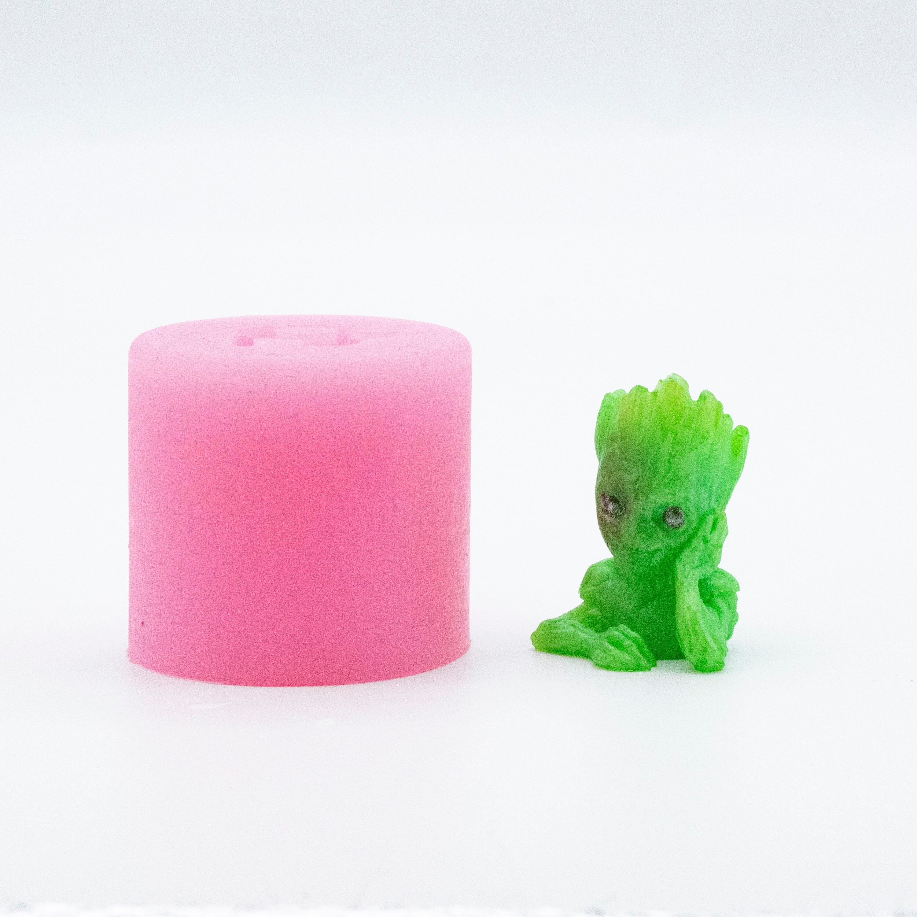 Tree Alien Straw Topper Silicone Mold for Epoxy Resin Keychain - Jewelry Making - Ornament Silicone Mold