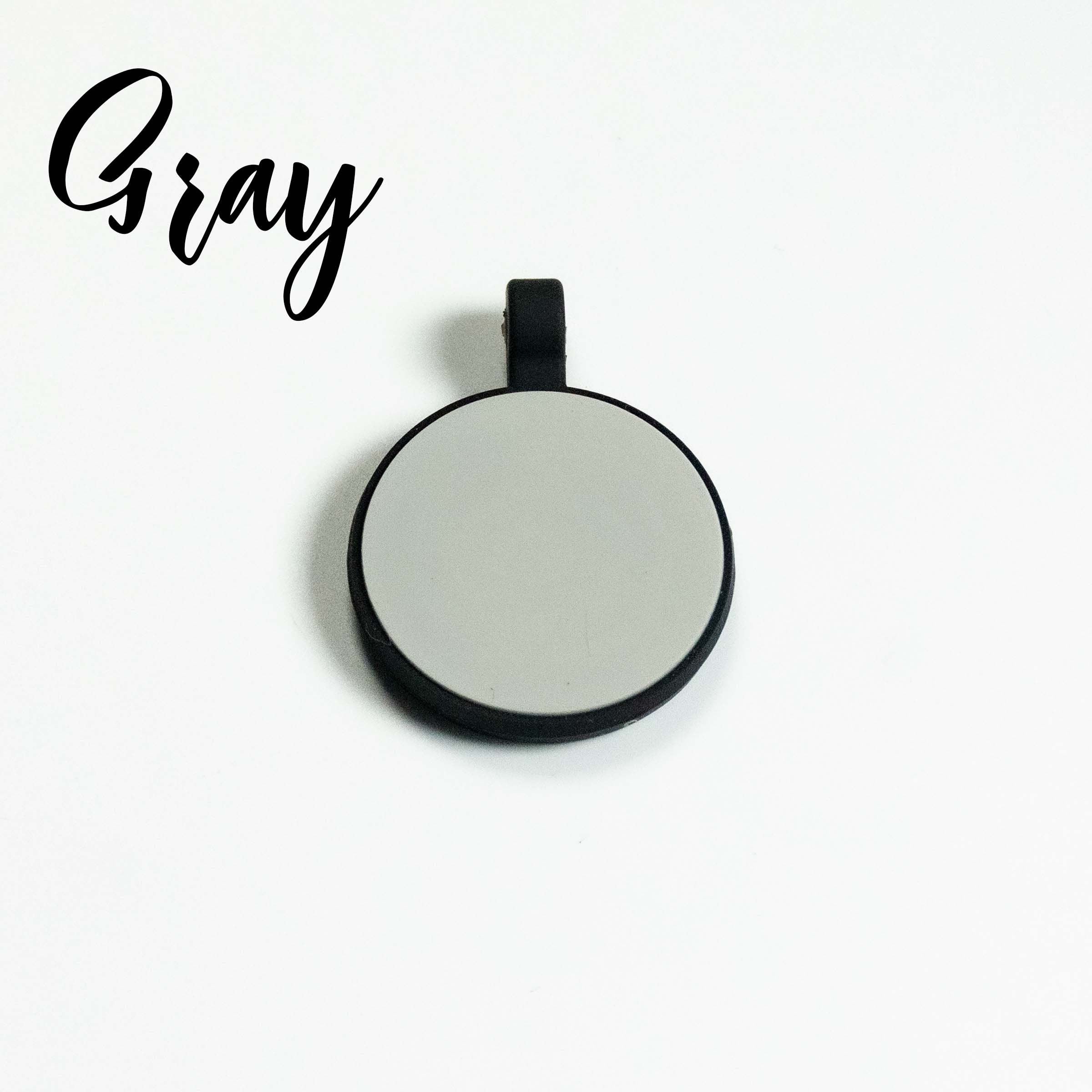 Circle Silicone Pet ID Tag Engraving Blank — The Nerdy Birdy