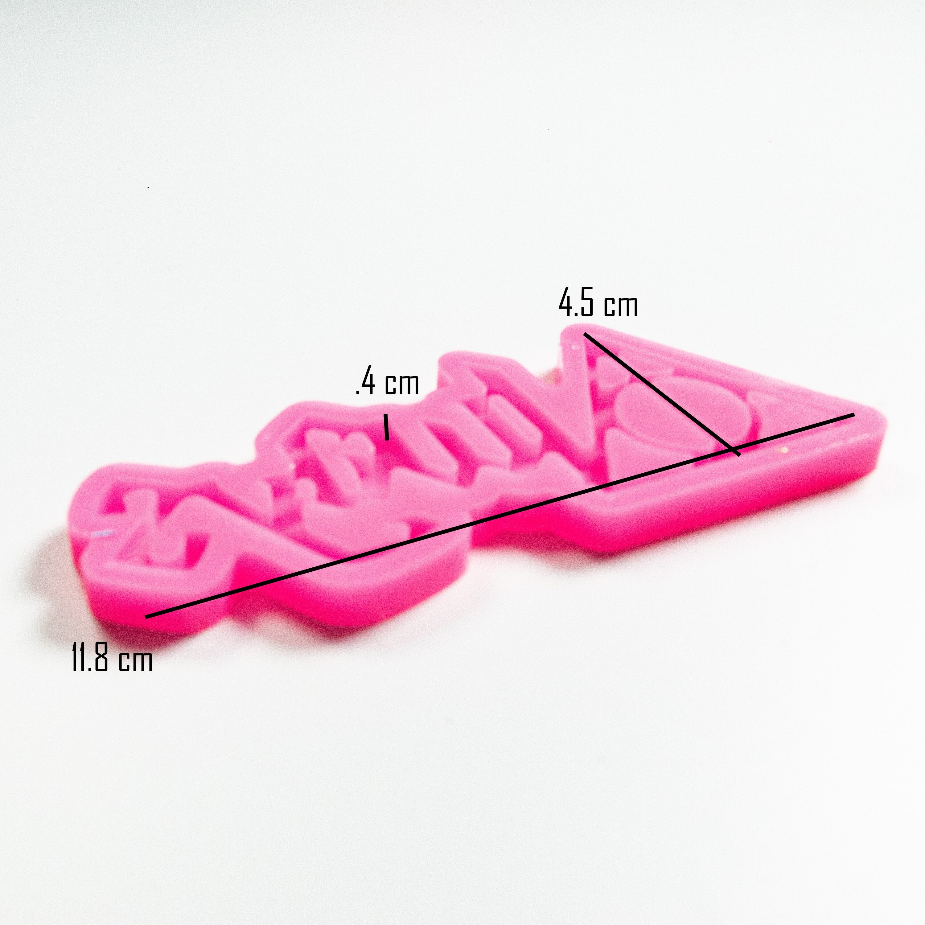Always Shiny Silicone Mold for Epoxy Resin Keychain - Jewelry Making - Ornament Silicone Mold