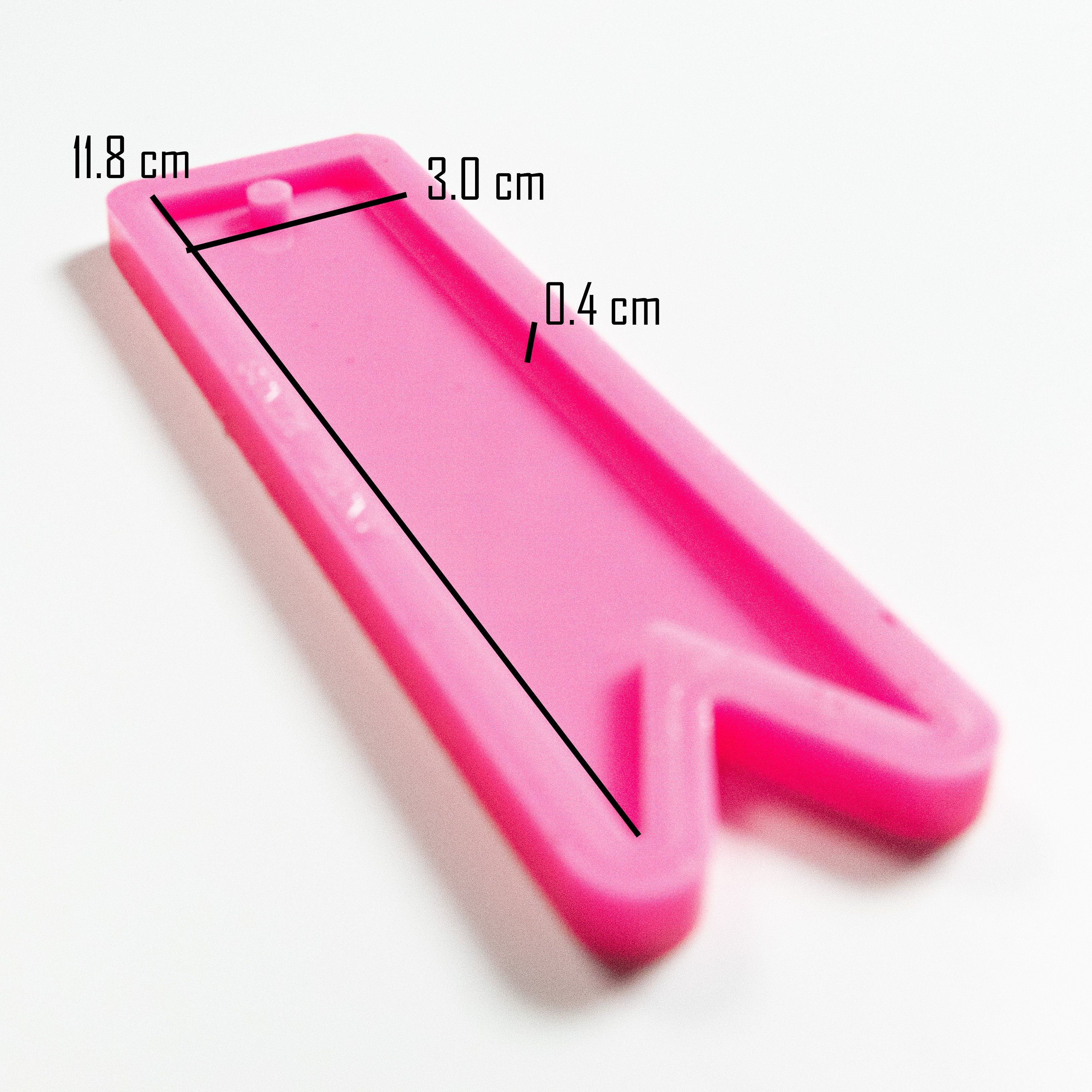 Ribbon Bookmark Shiny Silicone Mold for Epoxy Resin Keychain - Jewelry Making - Ornament Silicone Mold