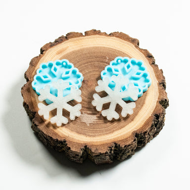 Snowflake Earring Shiny Silicone Mold for Epoxy Resin Keychain - Jewelry Making - Ornament Silicone Mold